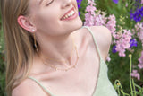 Cascade Back Stud Earring