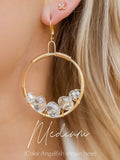 Rose Gold Cluster Earring