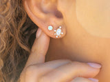 Neve Opal Stud Earrings