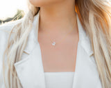 Single Letter Pearl Necklace