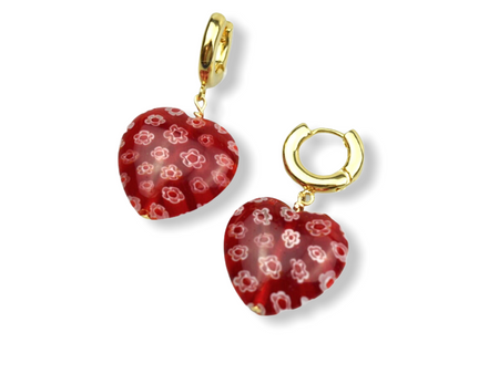 Millie Earring- Snow Cherry