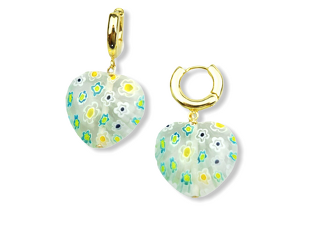 Millie Earring- Snow Cherry