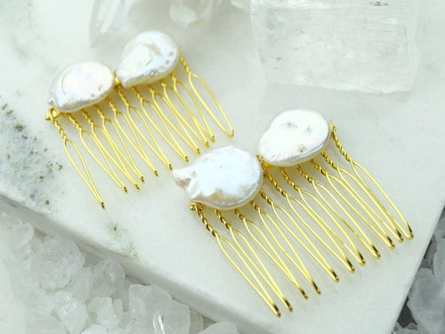 Baroque Pearl Mini Hair Comb