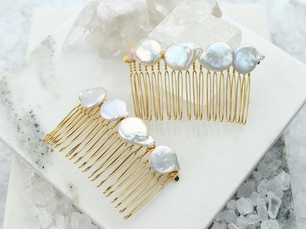 Baroque Pearl Hair Comb
